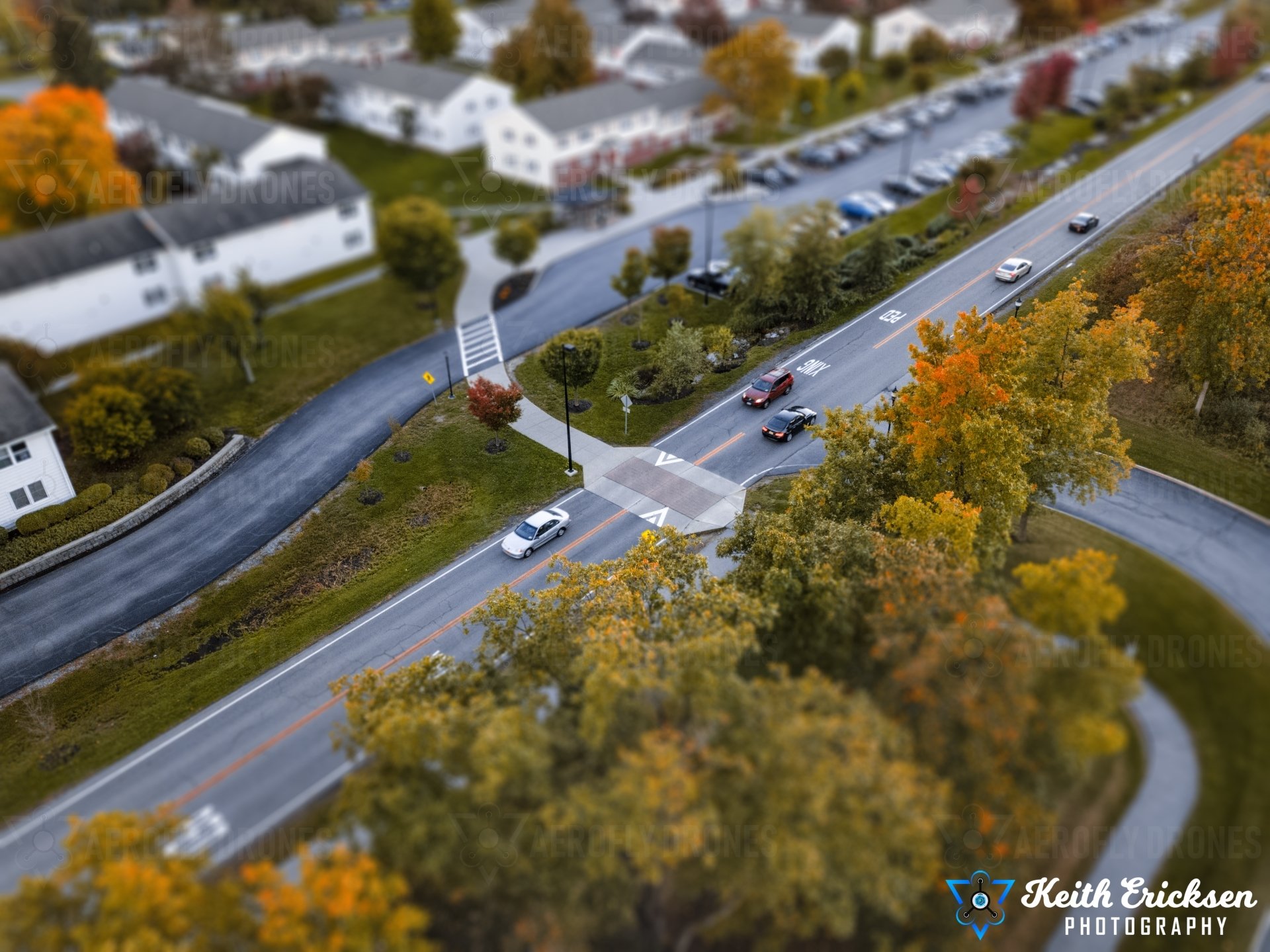 The Roading Crossing Aerofly Drones