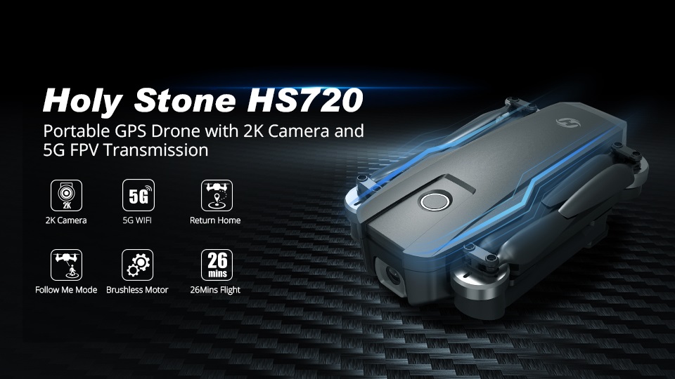 Holy Stone HS720 Portable GPS Drone