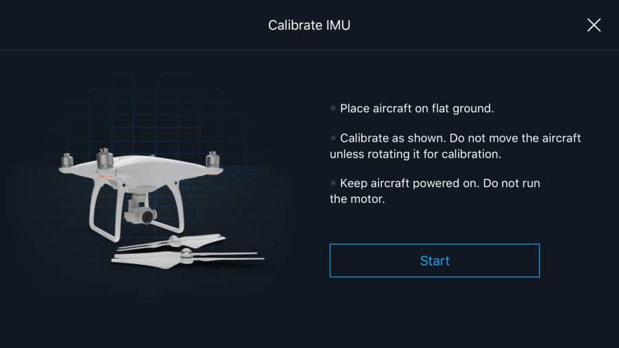 DJI Calibration for IMU